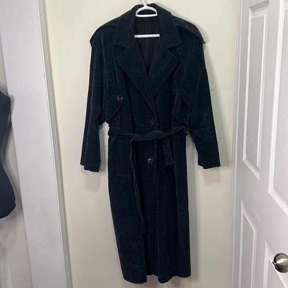 Vintage Codurory Belted Trench Outerwear Coat Size Large - Picture 4 of 15